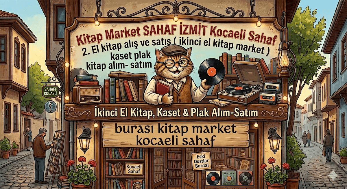 Kitap Market - Kocaeli Sahaf & İzmit Sahaf & Kitapçı: İkinci El Kitap, Plak, Kaset Alım-Satım - İzmit